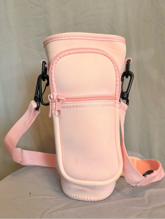 Handbags - Pink Insulated Bottle Carrier Crossbody